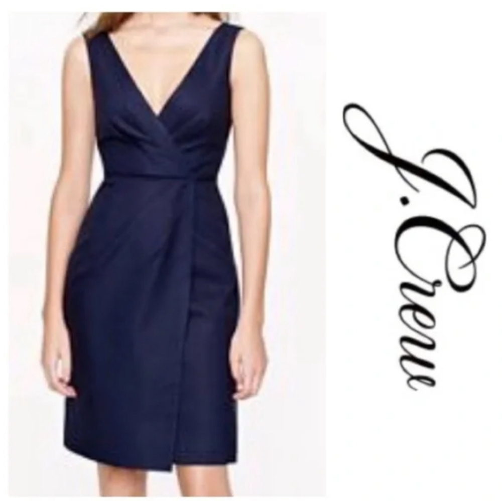 J. Crew Woman's Gray Mollie Bridesmaid Dress Size Petite 0